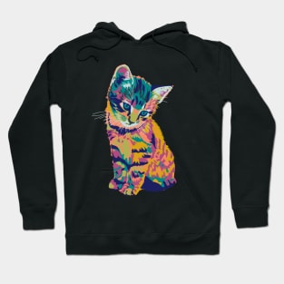 Colorful Kitten Hoodie